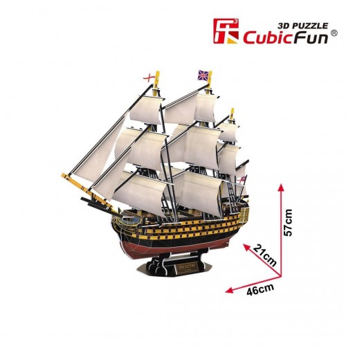 Cubic fun 3d puzzle hms victory barco Inglaterra 