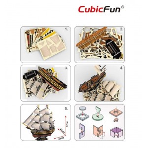 CubicFun 3D PUZZLE HMS Victory